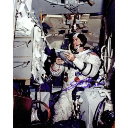 Fred Haise original authentic genuine signed photo. COA UACC