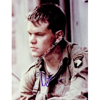 Matt Damon  authentic genuine autograph signed photo. COA UACC