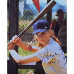 Geena Davis genuine signed authentic signature image. COA UACC