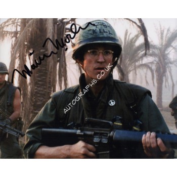 Mathew Modine Full Metal Jacket genuine signed authentic signature photo. COA UACC