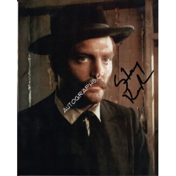 Stacey Keach signature genuine signed authentic signature photo. COA UACC