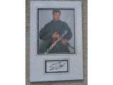 Sean Bean James Bond genuine signature signed autograph display photo. COA UACC