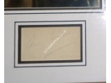 Amy Johnson Mollison genuine signature signed autograph display photo. COA UACC