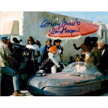 Star Wars Anthony Forrest genuine signed authentic signature photo. COA UACC