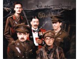 Stephen Fry Tony Robinson Blackaddeer authentic original signed photo. COA UACC