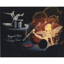 Margaret Kerry Tinker Bell Walt Disney genuine authentic signed photo. COA UACC