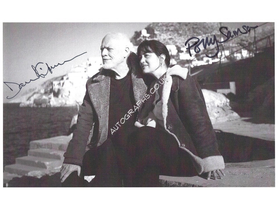 David Gilmour Pink Floyd Signed Photograph. COA UACC