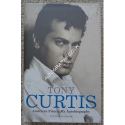 Tony Curtis "American Prince" genuine authentic autograph signed book. COA UACC