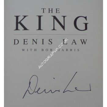 Denis Law Man United "The King" genuine authentic autograph signed book. COA UACC Denis Law Man United "The King" genuine authentic autograph signed book. COA UACC