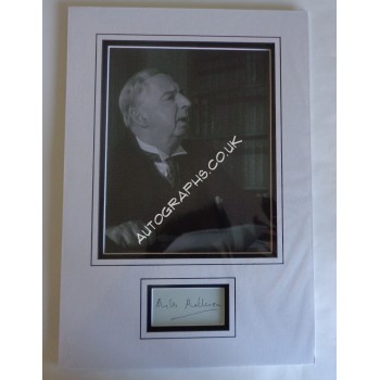 Miles Malleson genuine authentic signature autograph display. COA UACC