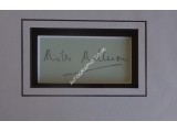 Miles Malleson genuine authentic signature autograph display. COA UACC Miles Malleson genuine authentic signature autograph display. COA UACC