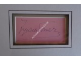 Tyrone Power genuine authentic signature autograph display. COA UACC
