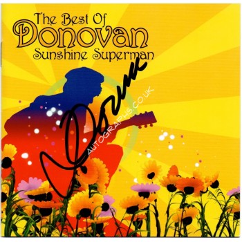 Donovan Sunshine Superman authentic genuine signed autograph CD. COA UACC
