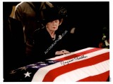 Margaret Thatcher Reagan Funeral authentic genuine signed autograph photo. COA UACC