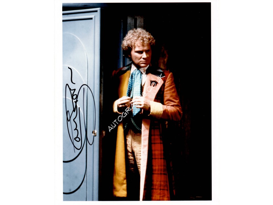 Colin Baker Doctor Who authentic genuine signed autograph photo. COA UACC Colin Baker Doctor Who authentic genuine signed autograph photo. COA UACC