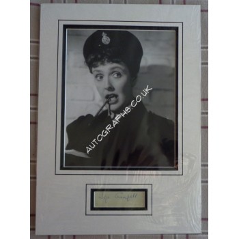 Joyce Grenfell authentic genuine signature signed autograph display photo. COA UACC
