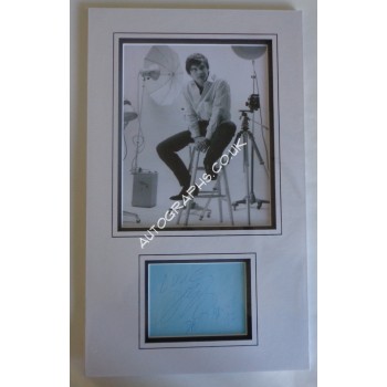 David Bailey authentic genuine signature signed autograph display photo. COA UACC