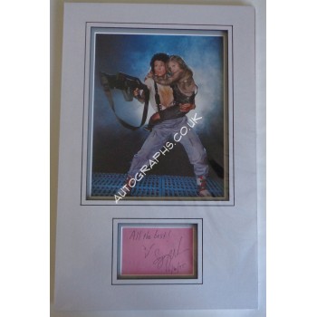 Sigourney Weaver authentic genuine signature signed autograph display photo. COA UACC