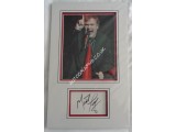 Meatloaf music signed authentic genuine signature autograph display. COA UACC