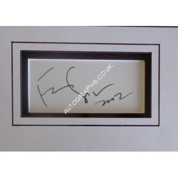 Francis Ford Coppola Godfather signed authentic signature autograph display. COA UACC