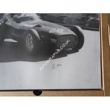 Stirling Moss Scrapbook F1 genuine authentic autograph signed book. COA UACC