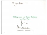 Prince Charles Royalty genuine authentic signed Christmas card. COA UACC Prince Charles Royalty genuine authentic signed Christmas card. COA UACC