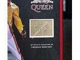 Queen Freddie Mercury genuine authentic autograph signed signature display. COA UACC