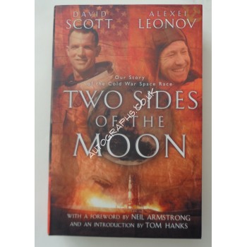 Dave Scott Alexei Leonov genuine authentic autograph signed book. COA UACC