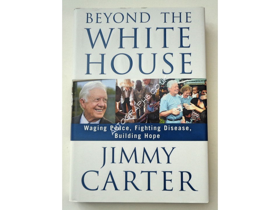 Jimmy Carter genuine authentic autograph signed signature book. COA UACC Jimmy Carter genuine authentic autograph signed signature book. COA UACC