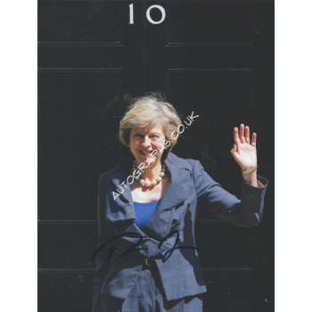 Theresa May Signed 8x10 Photograph UK Prime Minister. COA UACC