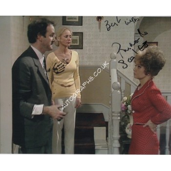 Fawlty Towers Prunella Scales  signed autograph colour photo 4. COA UACC