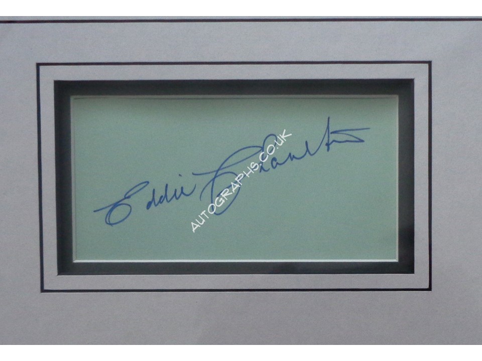 Eddie Charlton snooker genuine signed authentic signature & photo. COA UACC