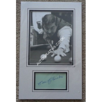 Eddie Charlton snooker genuine signed authentic signature & photo. COA UACC