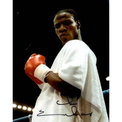 Chris Eubank Boxing genuine signed authentic autograph colour photo 2. COA UACC