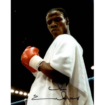 Chris Eubank Boxing genuine signed authentic autograph colour photo 2. COA UACC