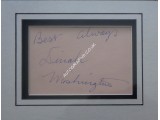 Dina Washington genuine signed authentic signature & photo. COA UACC Dina Washington genuine signed authentic signature & photo. COA UACC