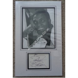 Desmond Dekker genuine signed authentic signature & photo. COA UACC