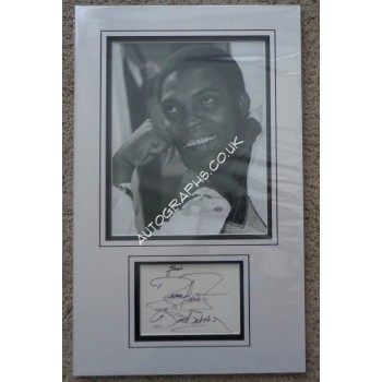 Desmond Dekker genuine signed authentic signature & photo. COA UACC
