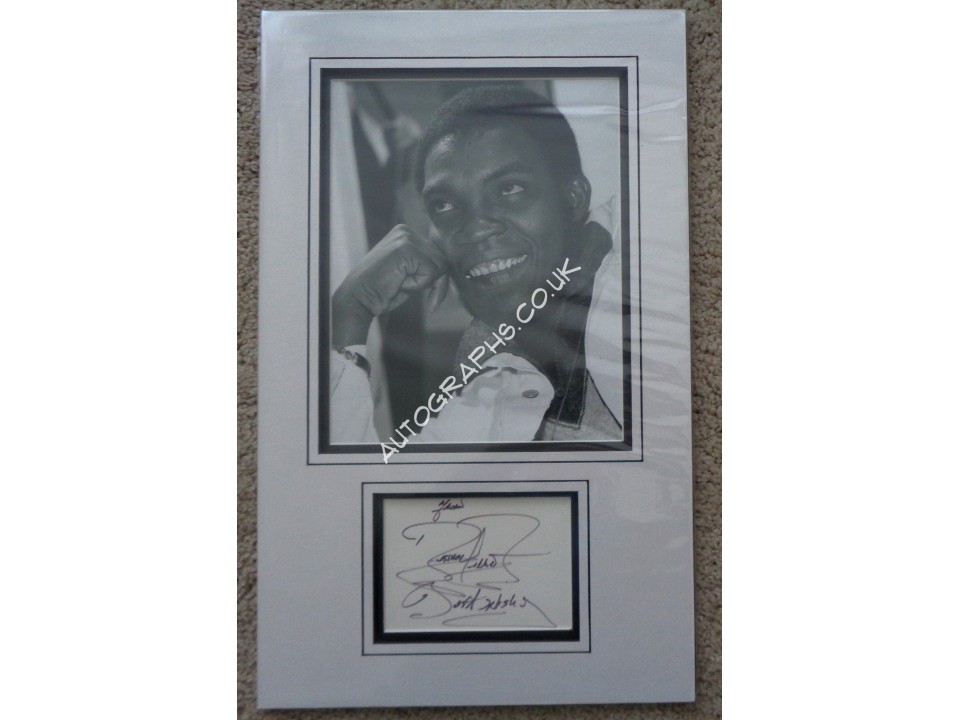 Desmond Dekker genuine signed authentic signature & photo. COA UACC