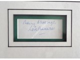 Lois Maxwell James Bond genuine signed authentic signature & photo. COA UACC