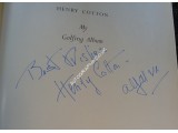 Henry Cotton Golf genuine signed authentic autograph book. COA UACC