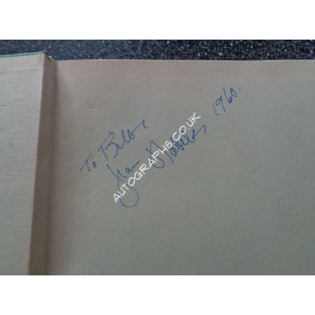 Henry Cotton Golf genuine signed authentic autograph book. COA UACC
