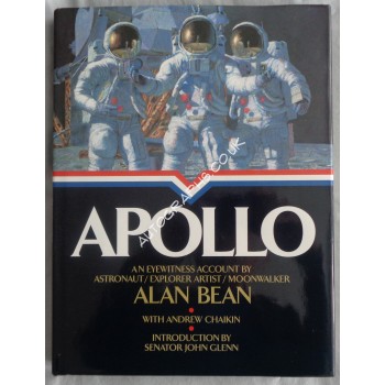 Alan Bean Apollo 12 genuine signed authentic autograph book. COA UACC