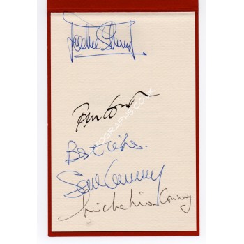 Sean Connery James Bond genuine signed authentic autograph invitation. COA UACC