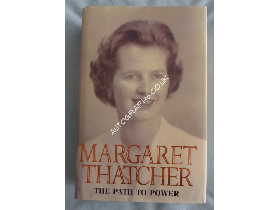 Margaret Thatcher PM authentic genuine signed autograph book politics. COA UACC Margaret Thatcher PM authentic genuine signed autograph book politics. COA UACC