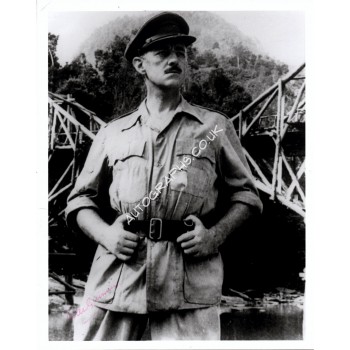 Alec Guinness Bridge Kwai signed genuine signature autograph photo. COA UACC