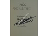 Geoff Hurst West Ham England 1966 genuine signed authentic book. COA UACC