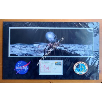 Edgar Mitchell Apollo 14 Signed Matted Display. COA UACC