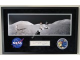 Harrison Schmitt Apollo 17 Signed Framed Display. COA UACC Harrison Schmitt Apollo 17 Signed Framed Display. COA UACC