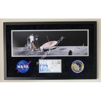 Charles Pete Conrad Apollo 12 Signed Display. COA UACC